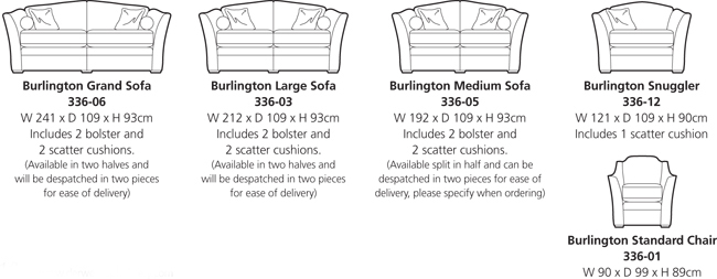 Derwent Upholstery Burlington Sofa 